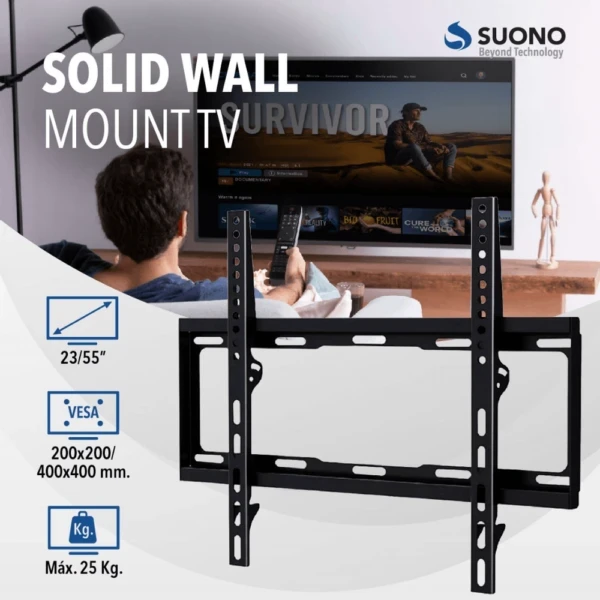 SOPORTE FIJO SUONO 23" A 55" 