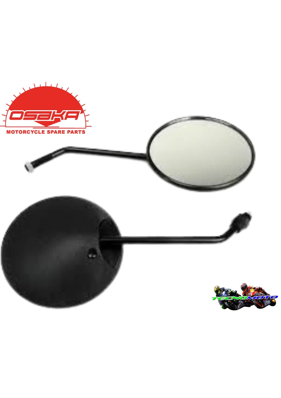 ESPEJO HONDA 100 BIZ  REDONDO  -JUEGO  -48299