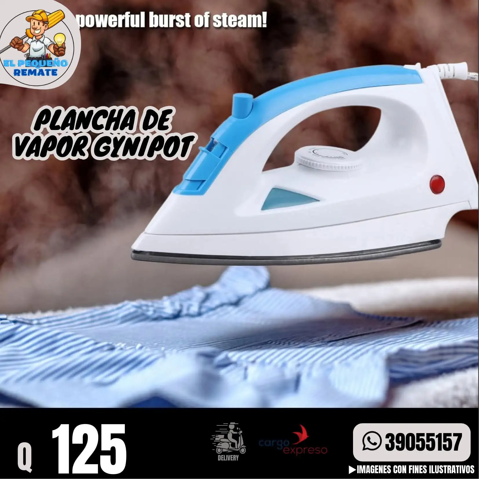 PLANCHA DE VAPOR GYNIPOT 2