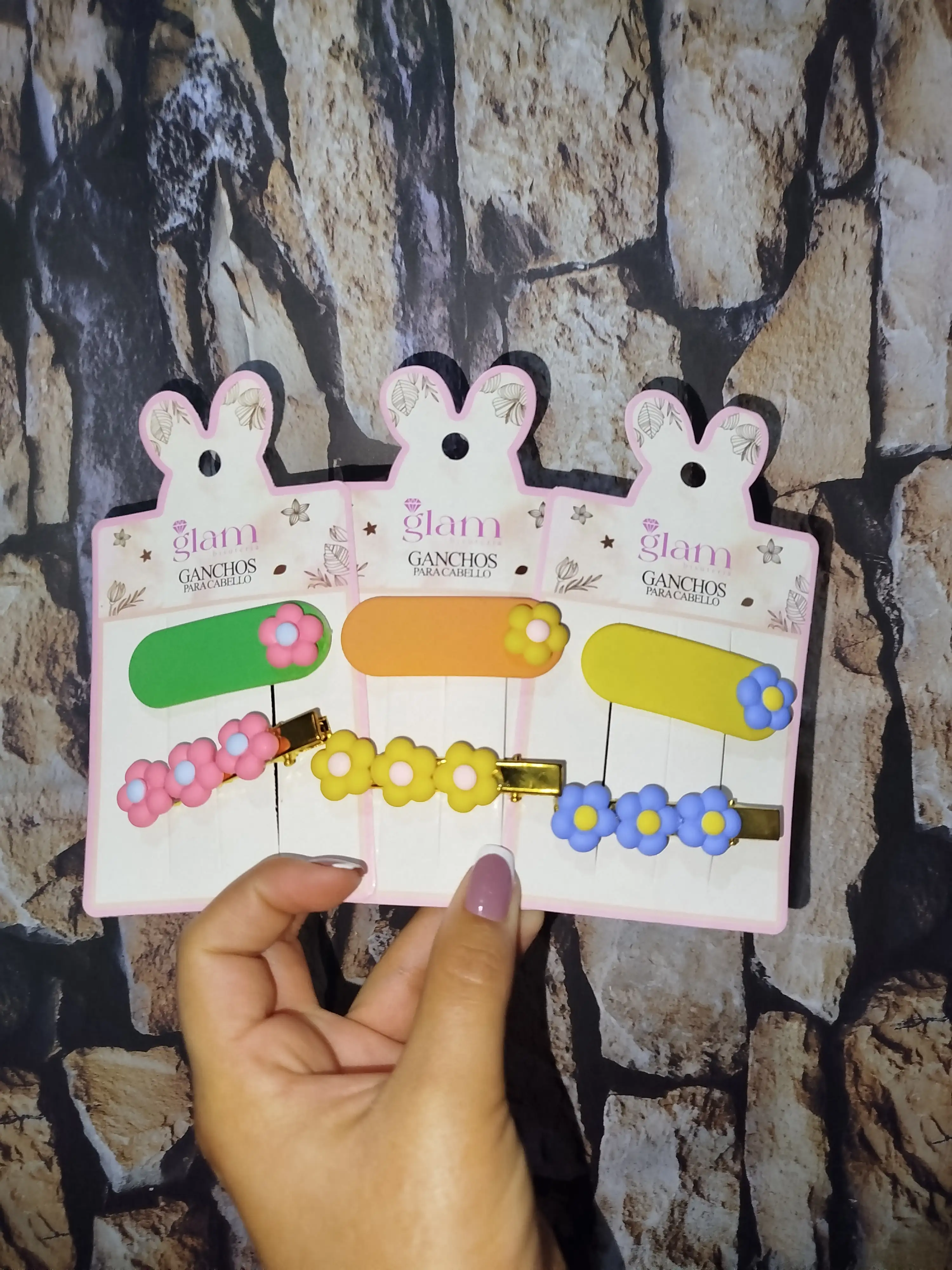 Ganchos de niña x2