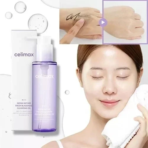 🔴CELIMAX  Renew Fresh Blackhead Jojoba Cleansing Oil 🌟 3