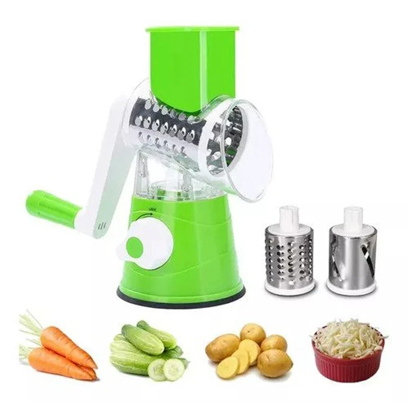Cortador, Rayador de verduras multifuncion VERDE 2