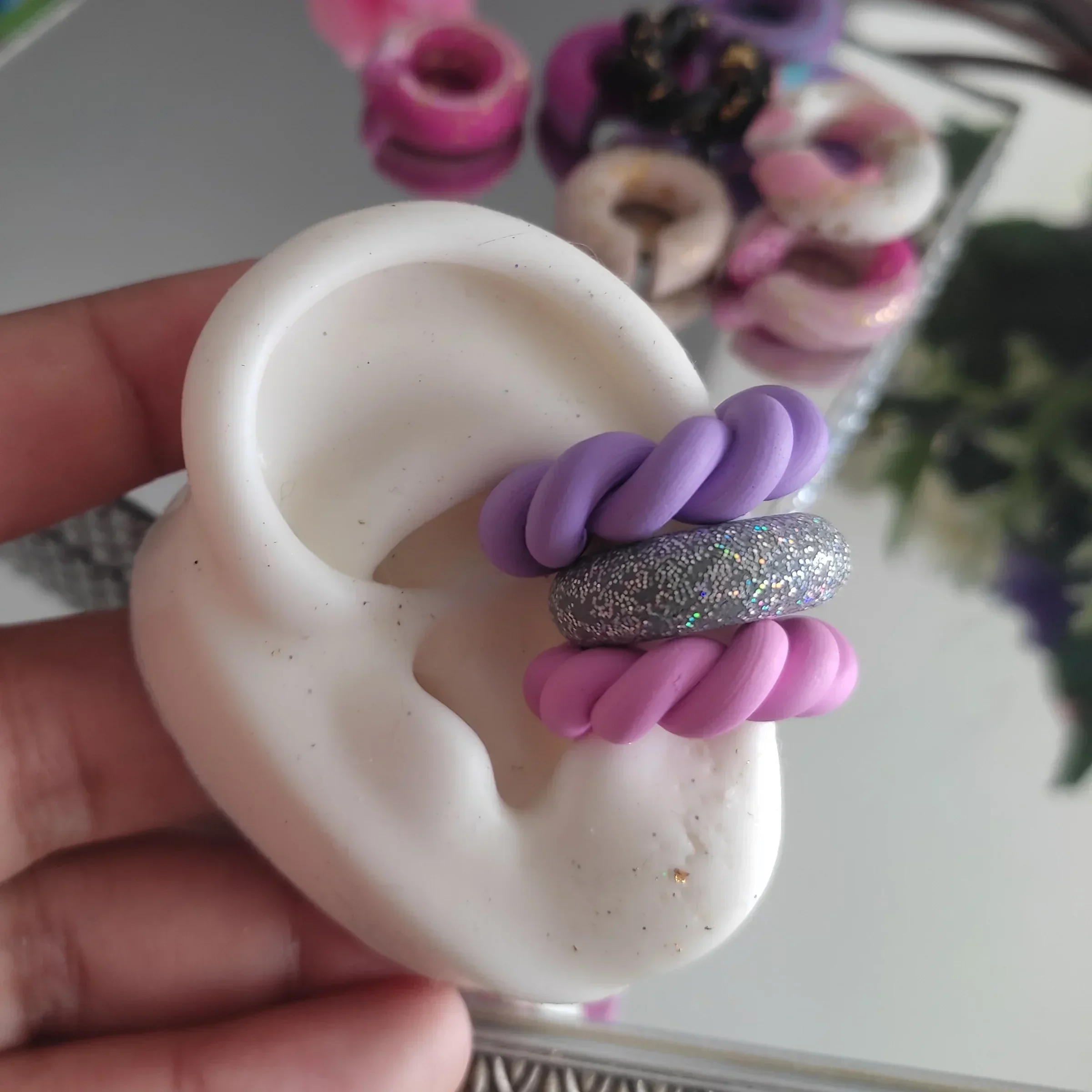 EARCUFF MAXI ARCILLA 2