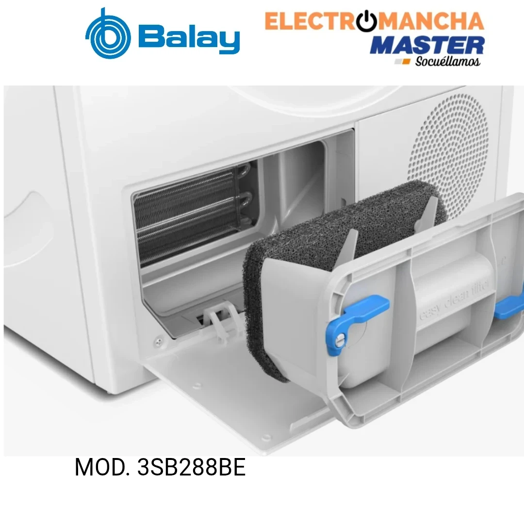 SECADORA BALAY 3SB288BE 8 KG. B.CALOR A++ E 7