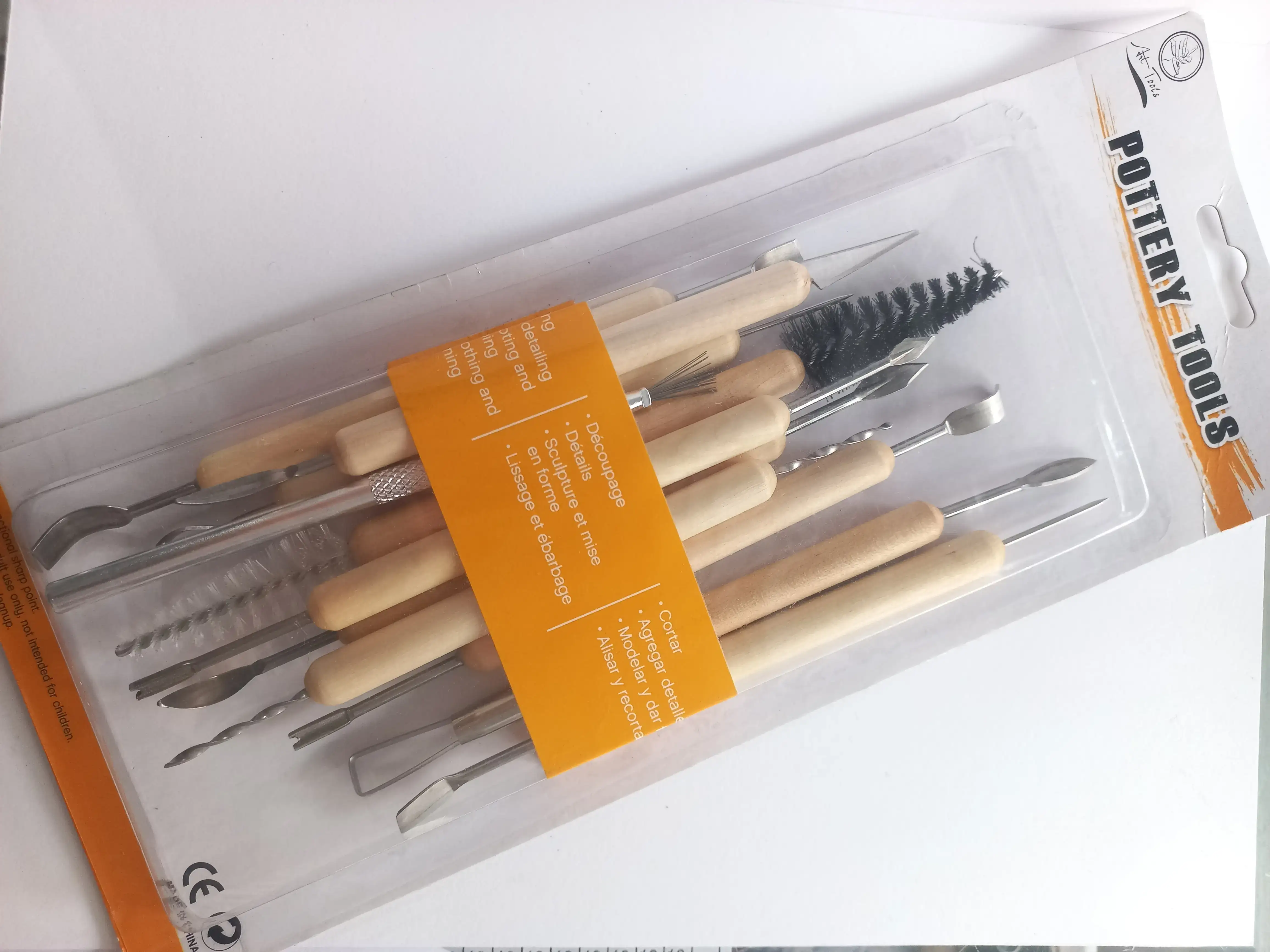 Estuche de estilete para arcilla