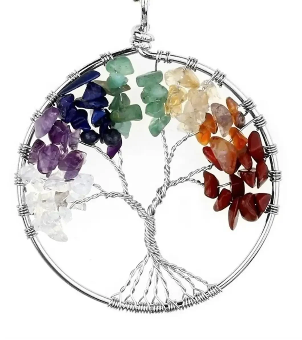 Collar con piedras Árbol de la vida
