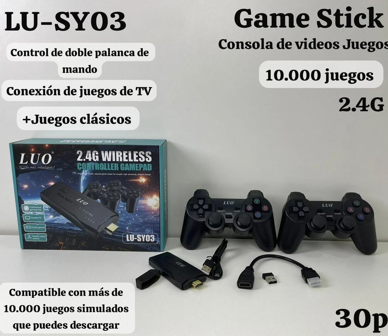 CONSOLA DE JUEGO GAME STICK 