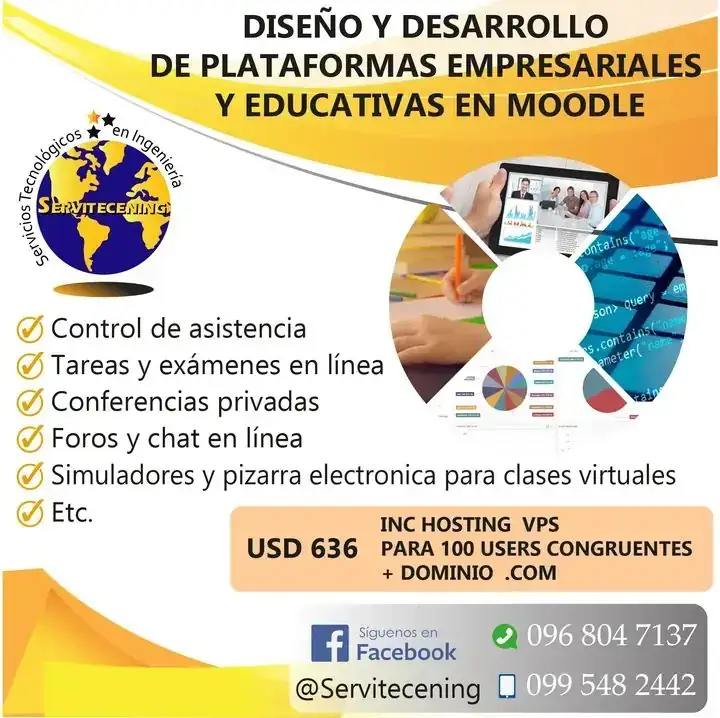 DISEÑO Y DESARROLLO DE PLATAFORMAS EDUCATIVAS Y EMPRESARIALES EN MOODLE 