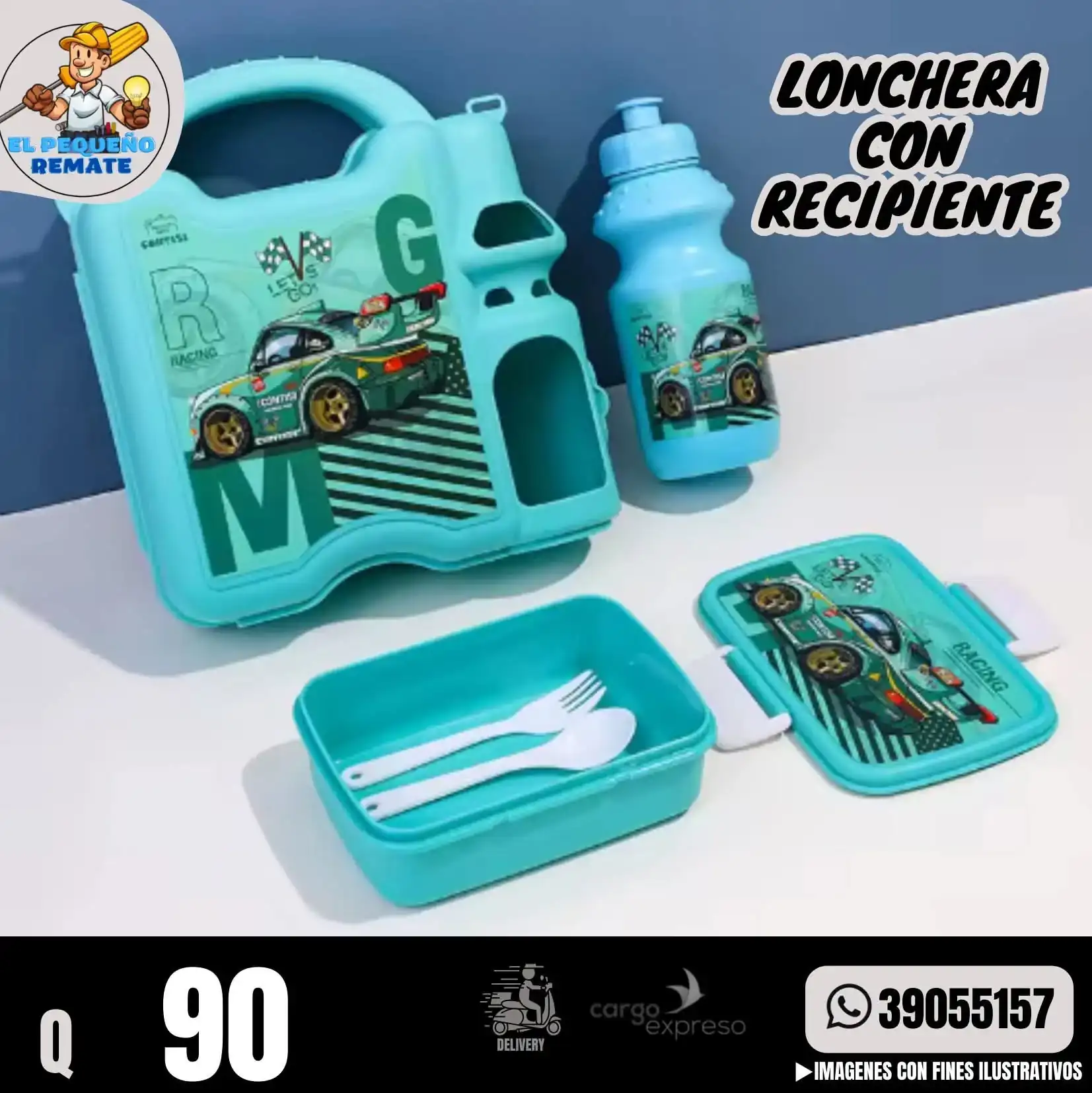 LONCHERA CON RECIPIENTE  4