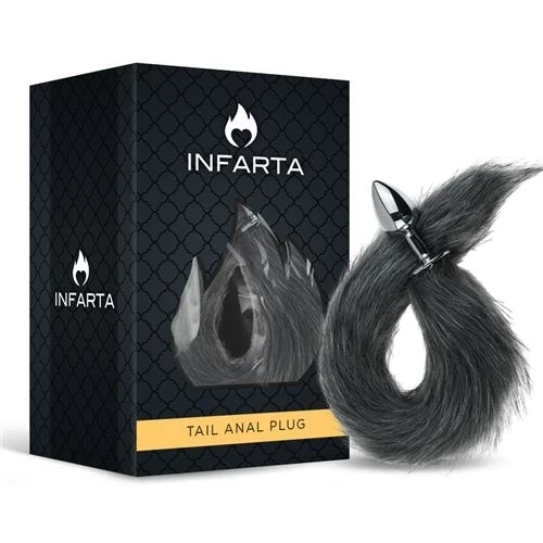 Anal Plug ZORRO Metal Small Black 