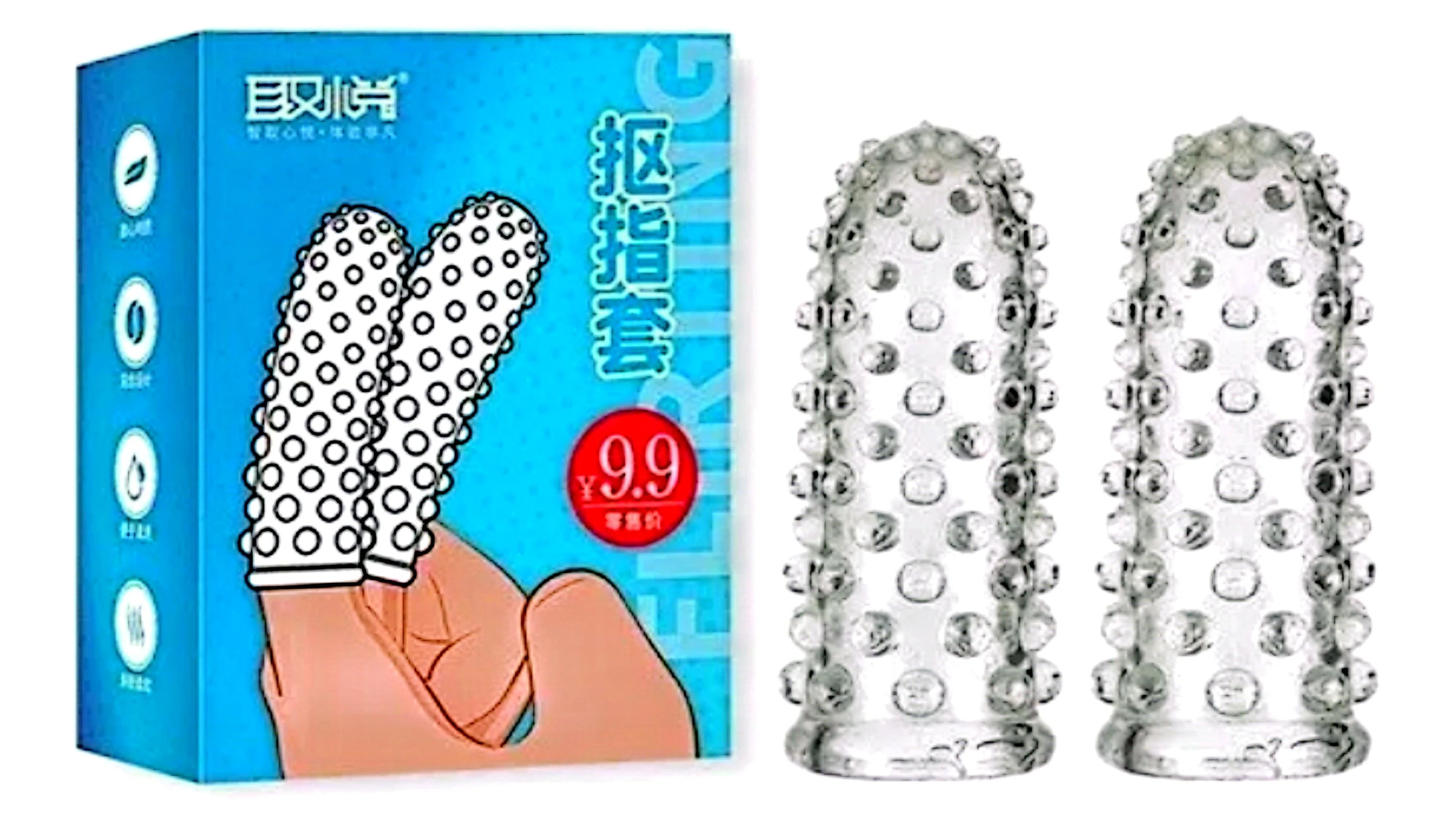 Set de 2 fundas para dedos