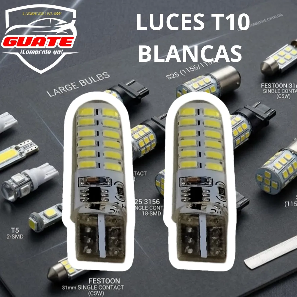 T10 BLANCAS GEL 