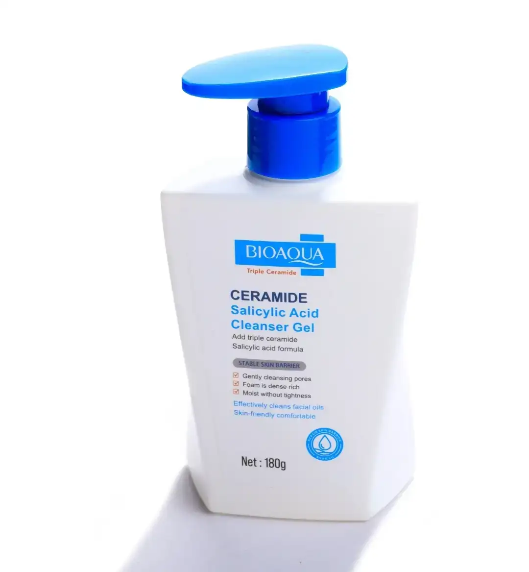 Gel Limpiador Facial Ceramidas y Acido Salicilico Bioaqua  2