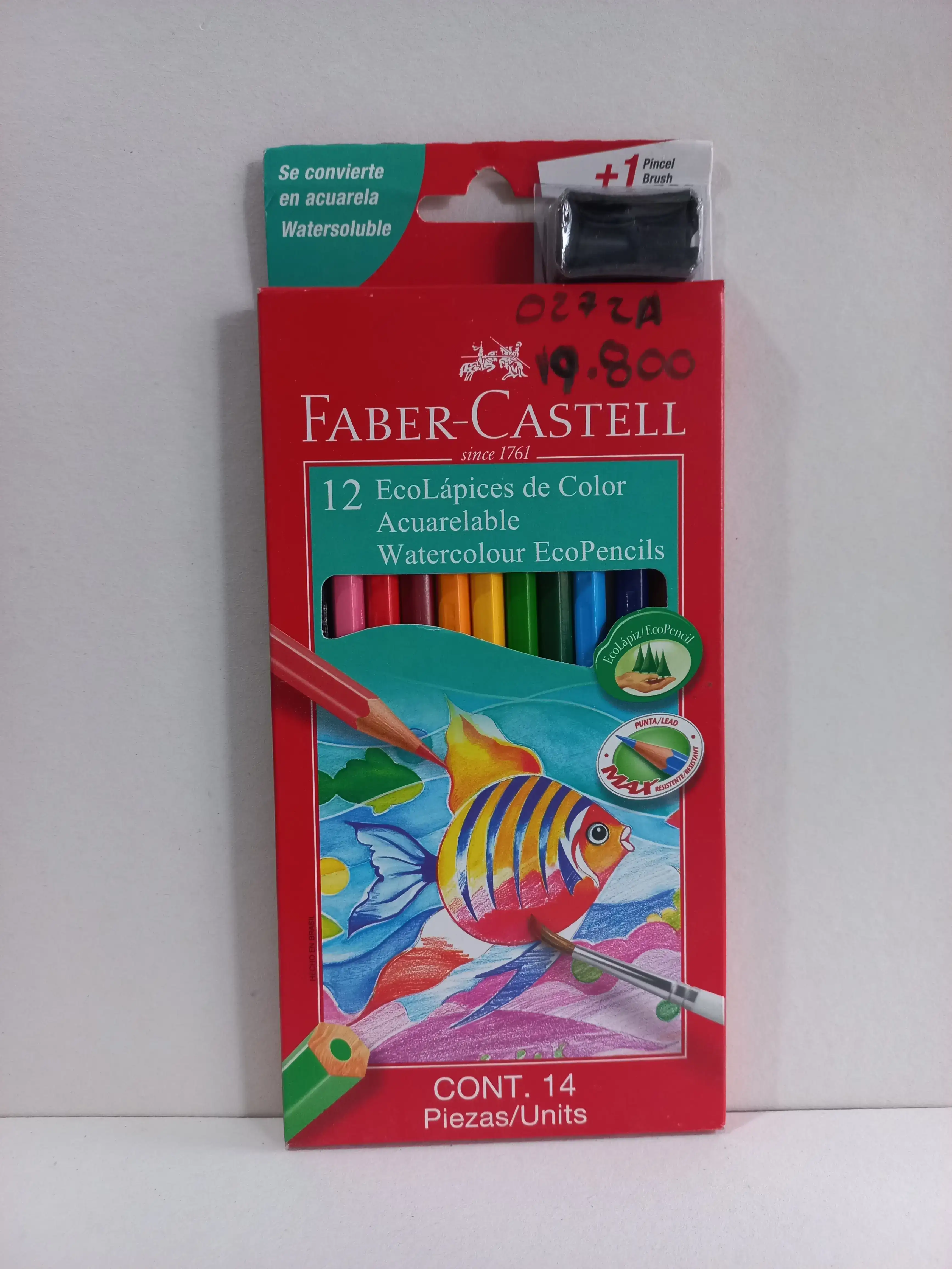Color acuarelable FABER CASTELL x12