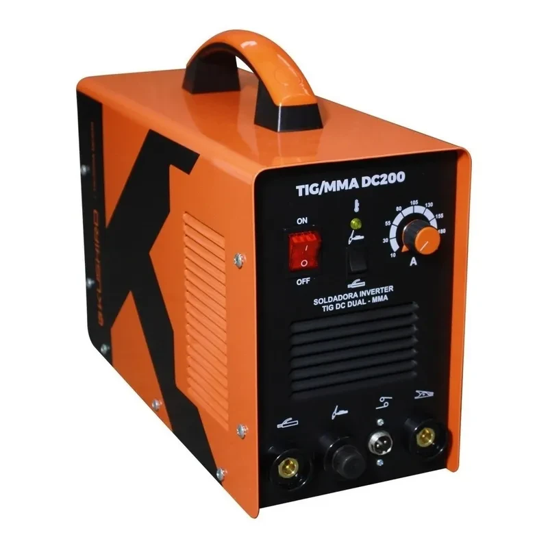 Soldadora Máquina De Soldar Inverter Tig Mma 5,2 kVA Dc200 Kushiro Color Naranja Frecuencia 50Hz/ 60Hz 5