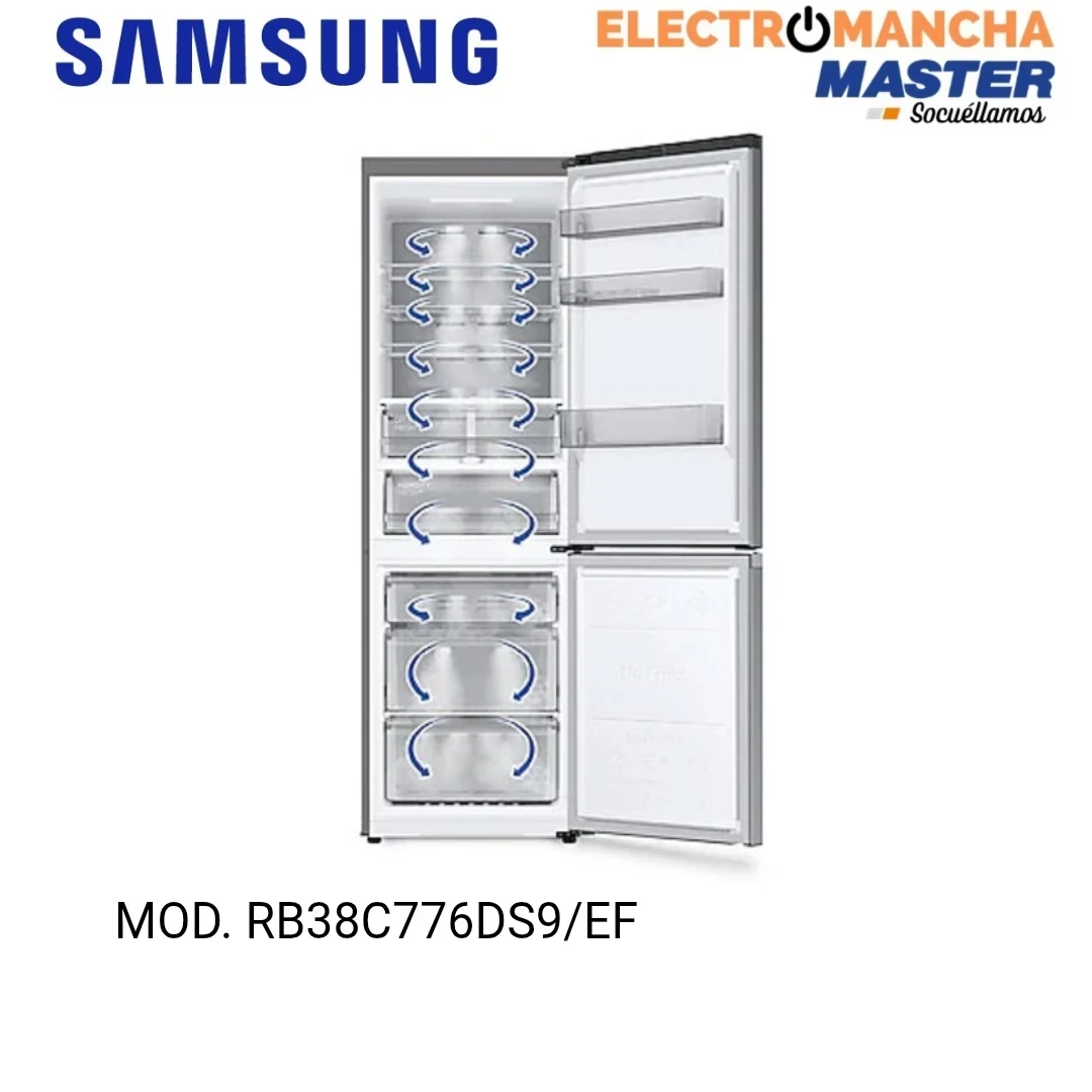 FRIGO COMBI SAMSUNG RB38C776DS9/EF INOX 2,03*60 CLASE D  4
