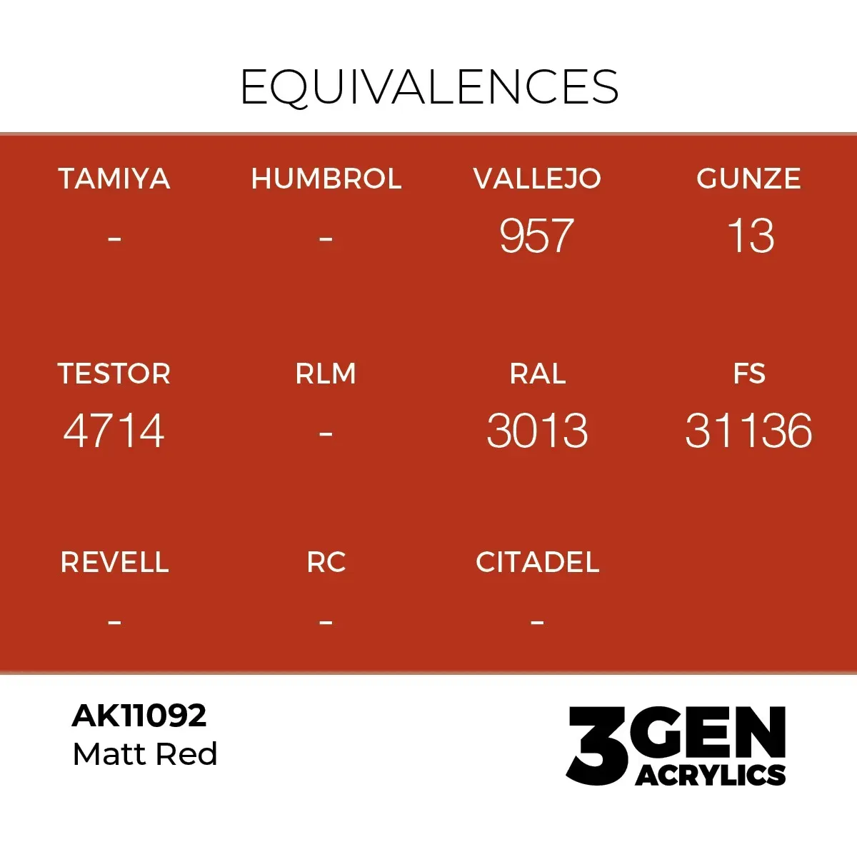 MATT RED – STANDARD 2