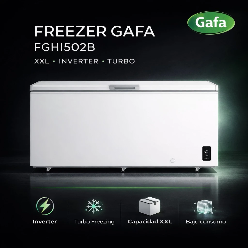 Freezer Horizontal Gafa 496L Blanco Inverter con Función Turbo FGHI502B-XXL