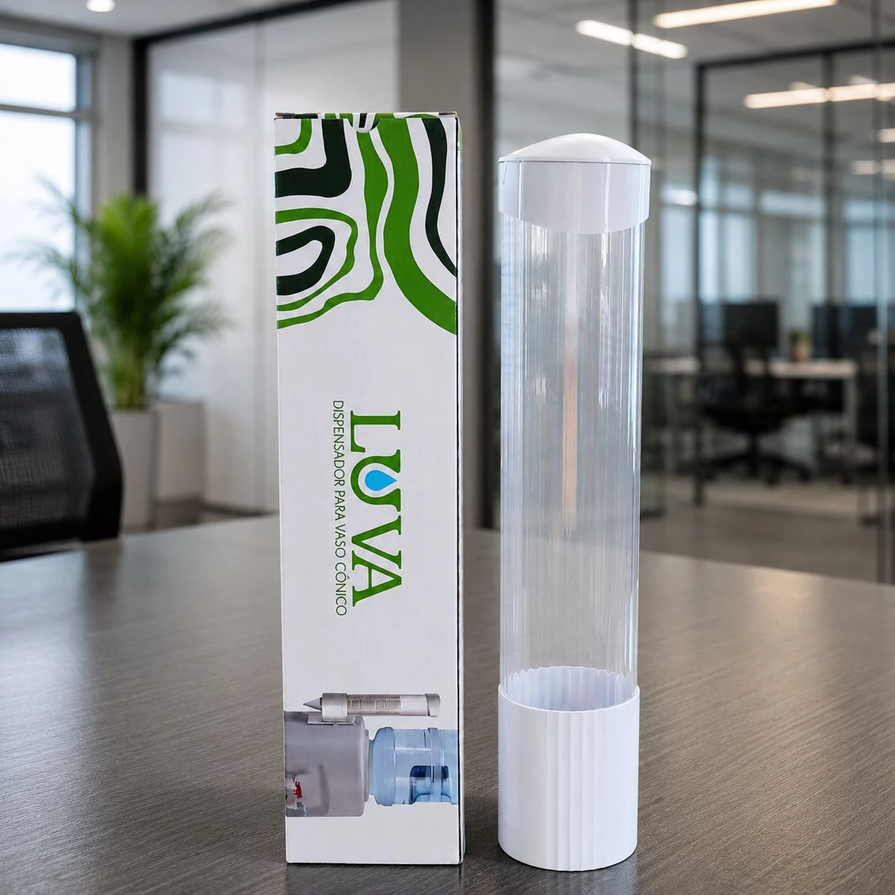 DISPENSADOR DE VASOS CONICOS 