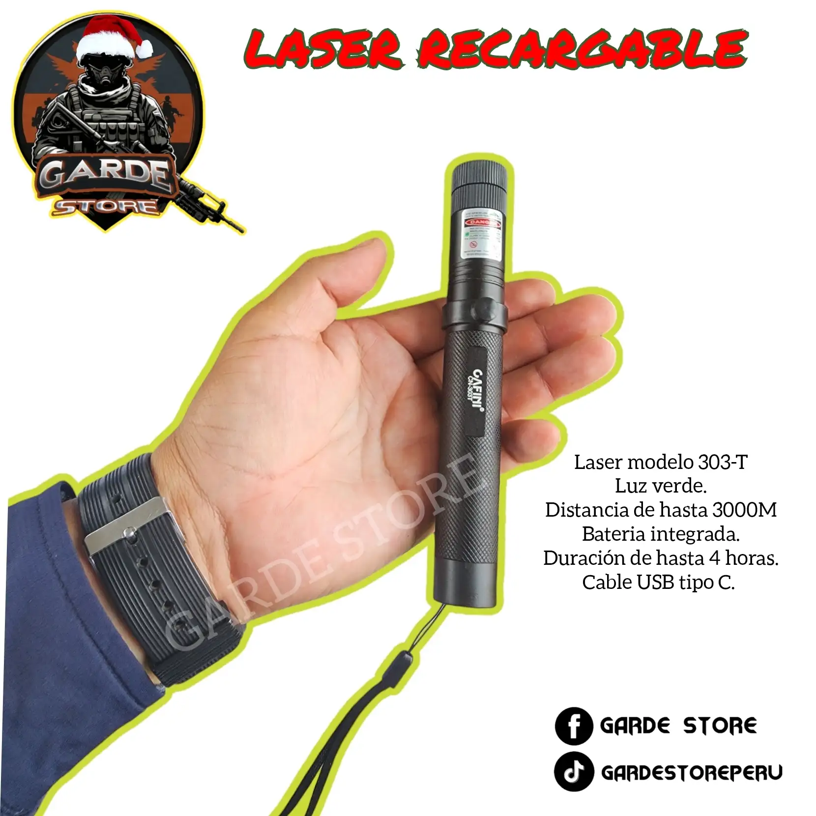 LINTERNA RECARGABLE TIPO C 2
