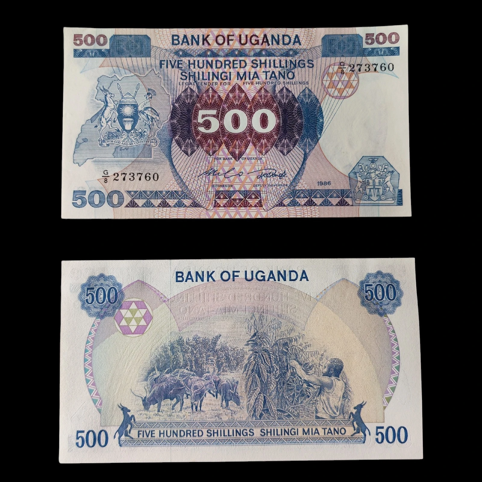 ° Uganda 500 Shelines UNC