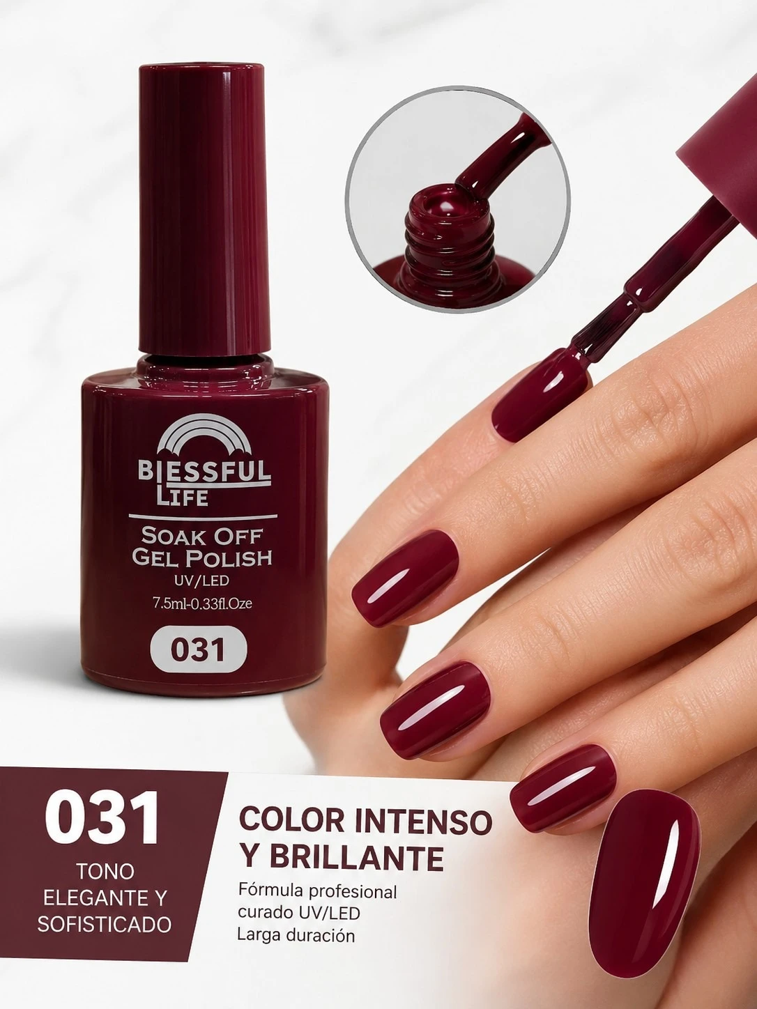 biessful life esmalte semi permanente tono 031