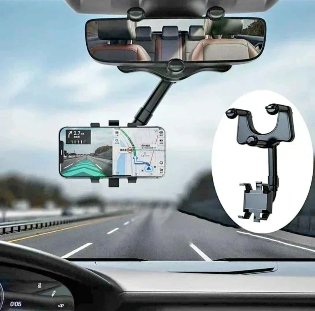 SOPORTE DE CELULAR PARA RETROVISOR DE CARRO