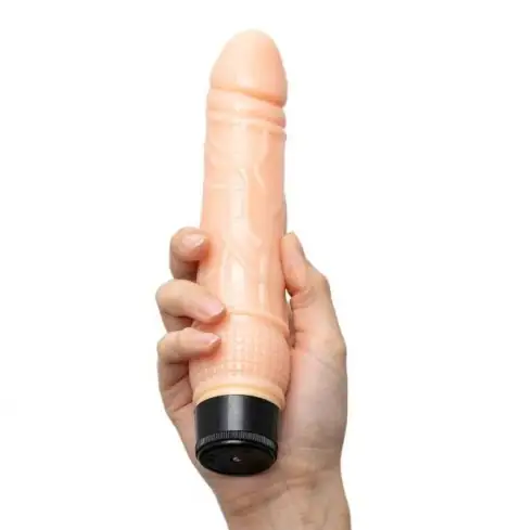 Vibrador Regulable 21x3.5cm Piel 3