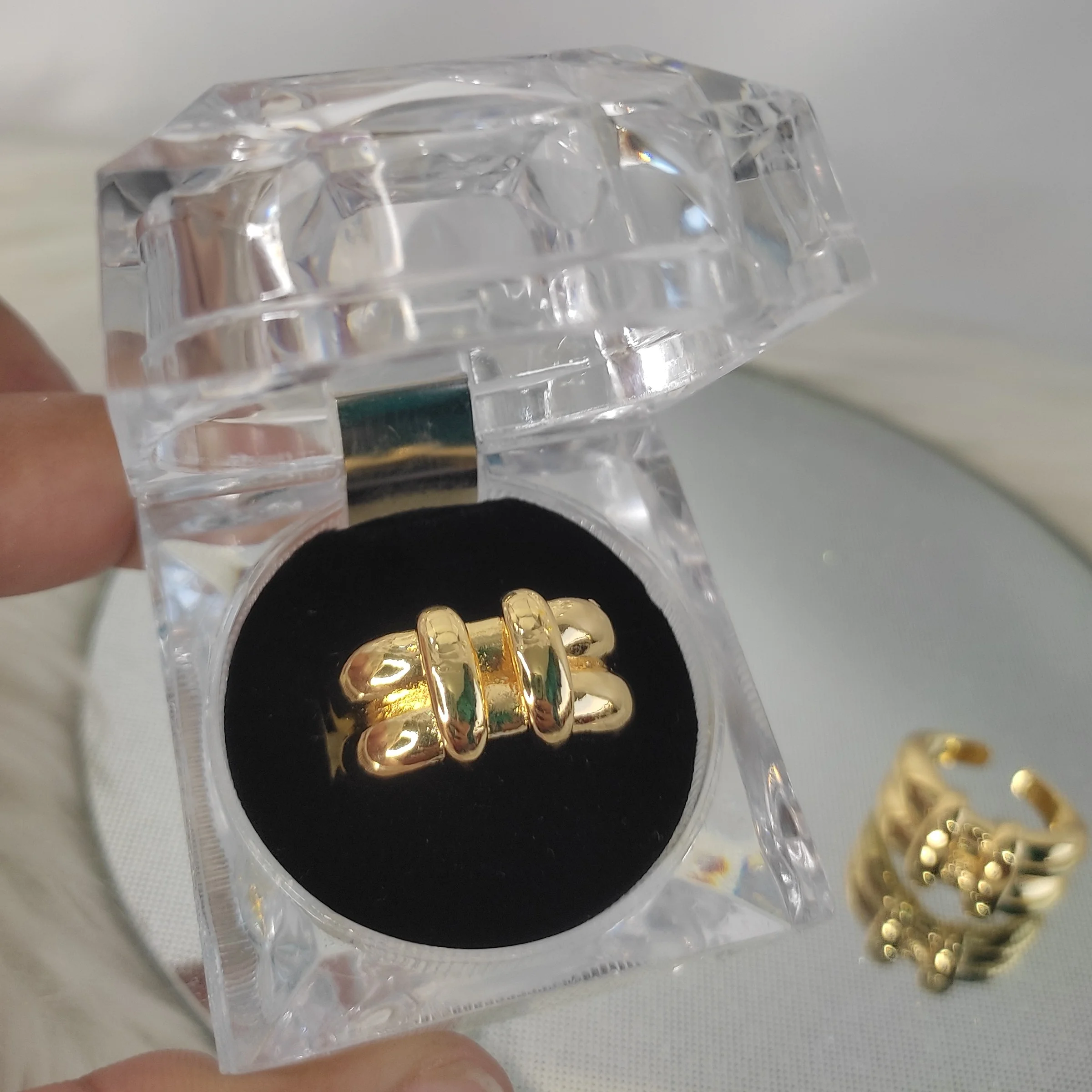 ANILLO AJUSTABLE CHUNKY YAILU