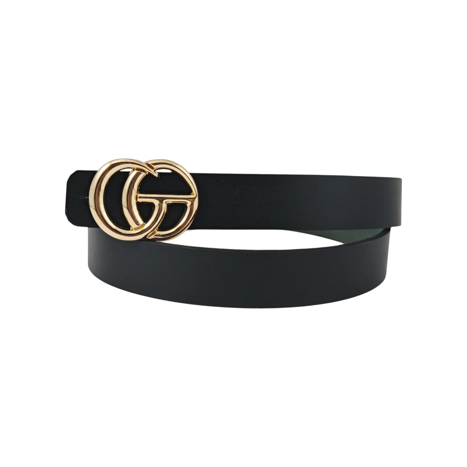 gucci dorada 2.5 cm de ancho 2