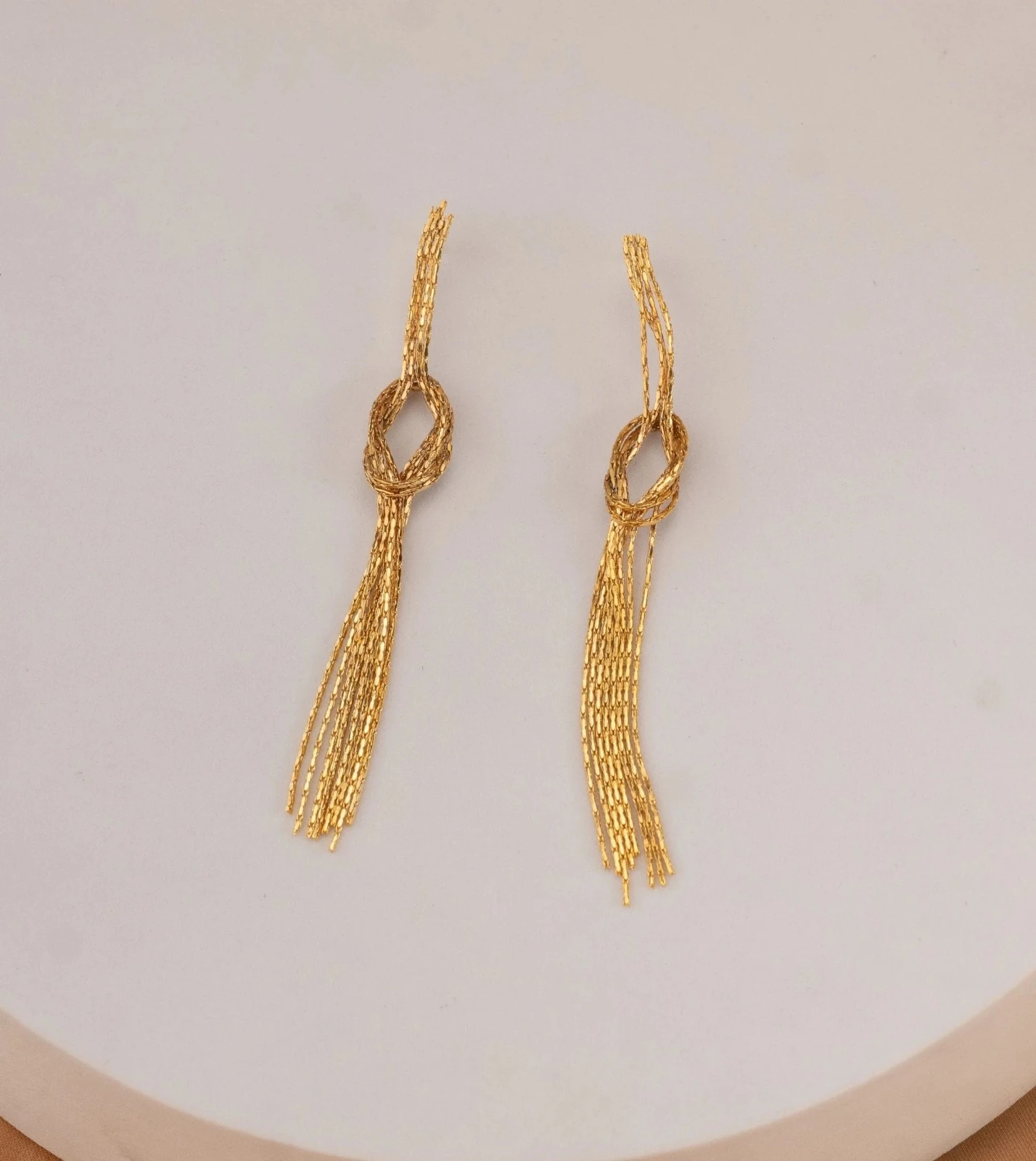 Aretes Damiana Dorados 3