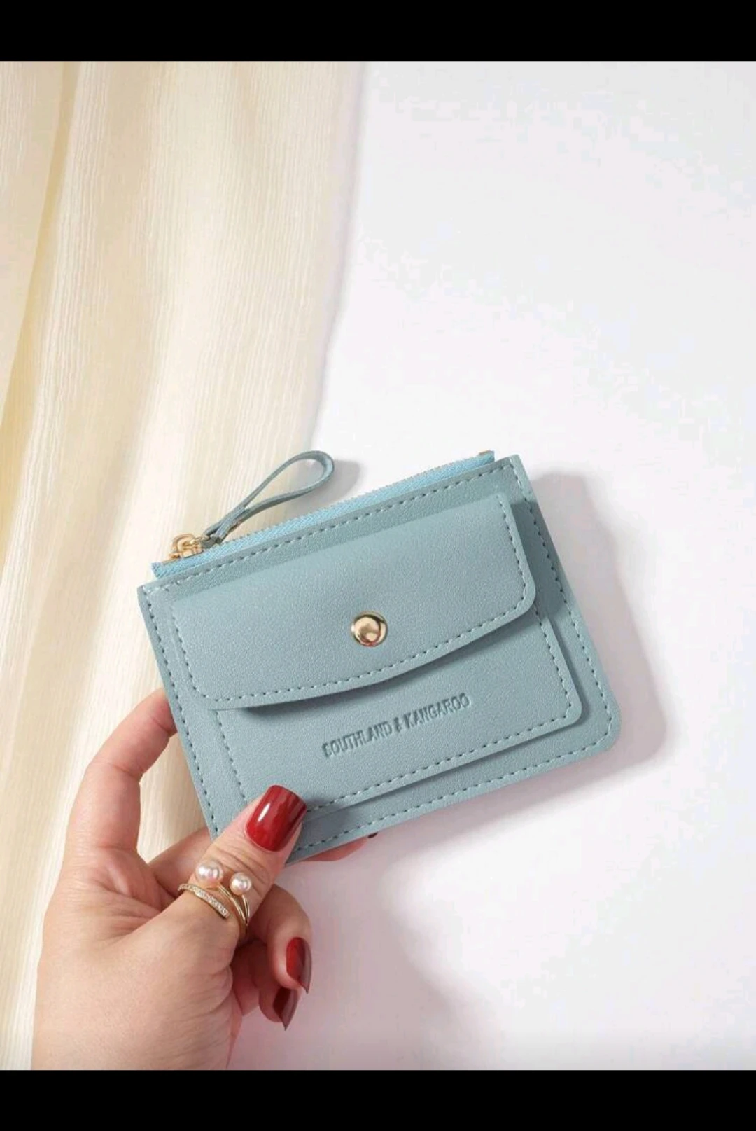 Monedero Southland Front-Pocket – Diseño Slim con Bolsillo de Expansión y Cierre de Seguridad 2
