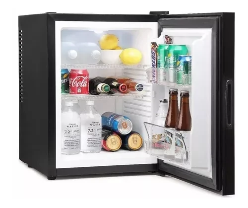 HELADERA FRIGOBAR VONDOM PUERTA EPEJADA 40LTS NEGRO  2