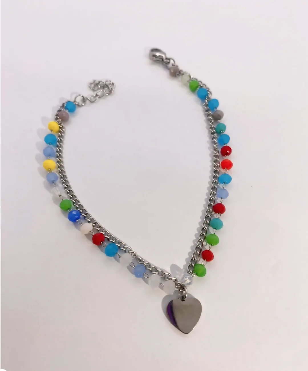 Pulsera colores corazón 