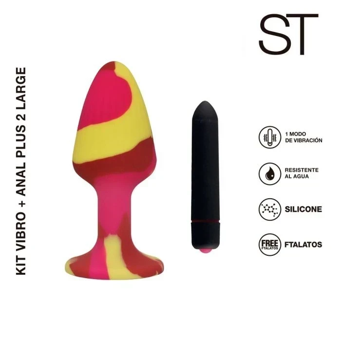 KIT VIBRO + ANAL PLUG LARGE