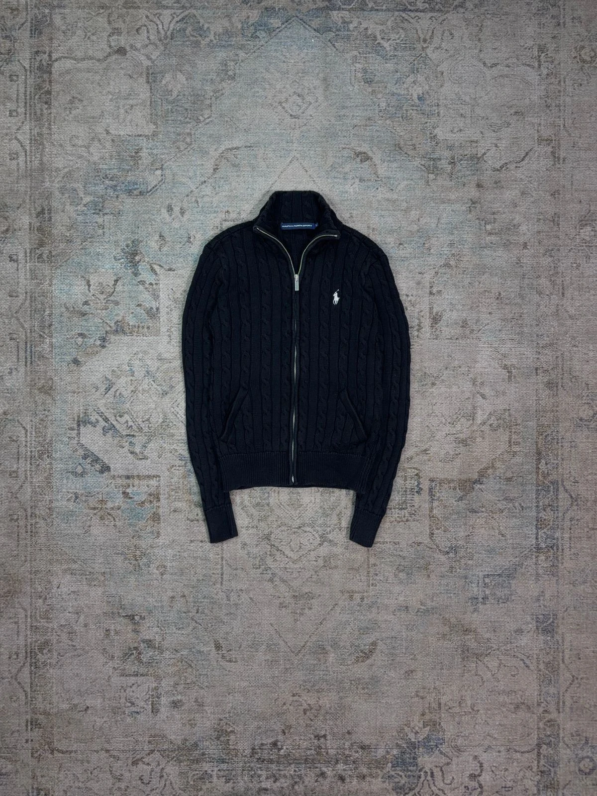 RALPH LAUREN SPORT CABLE-KNIT FULL-ZIP SWEATER 3