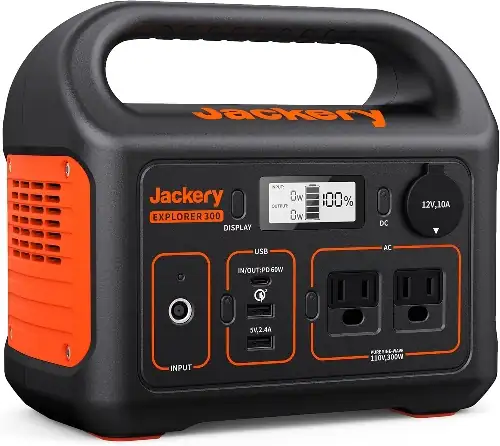 BANCO DE ENERGIA PORTATIL Jackery Explorer 300 293WH SALIDAS 300W 3