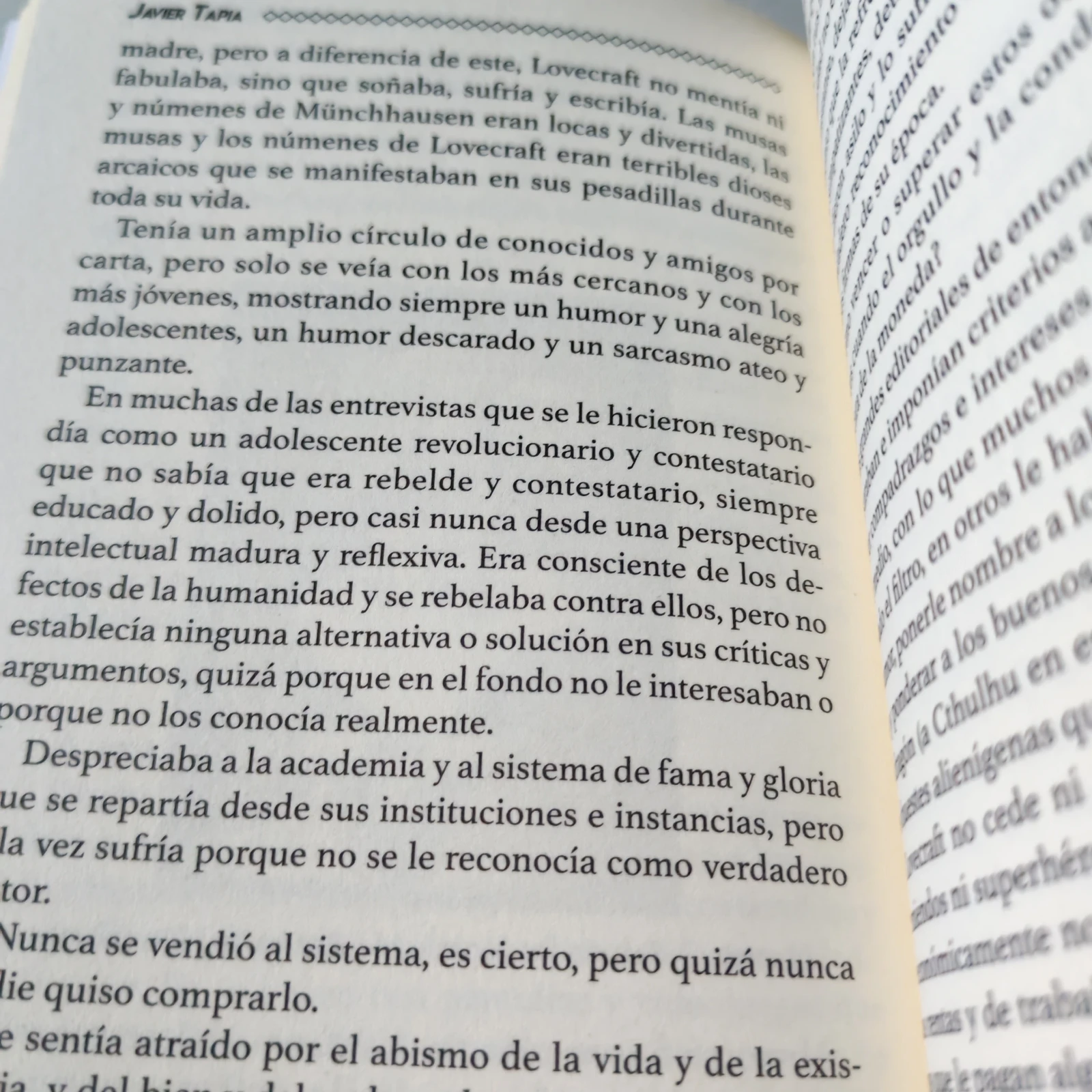 Mitología de H. P Lovecraft, Javier Tapia nuevo  3