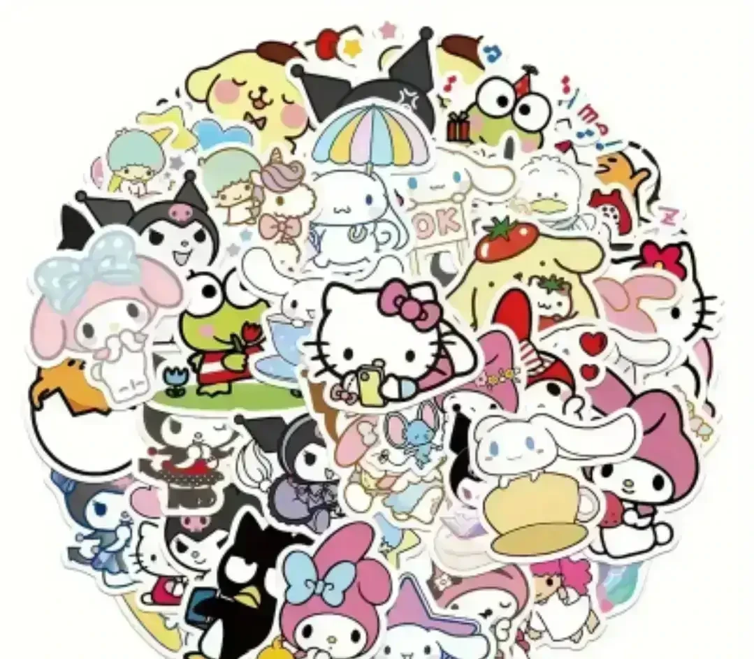 Stickers Varios Animados x4 2