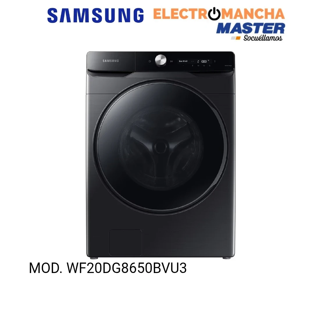 LAVADORA SAMSUNG WF20DG8650BVU3 20 KILOS 1000 RPM CLASE A