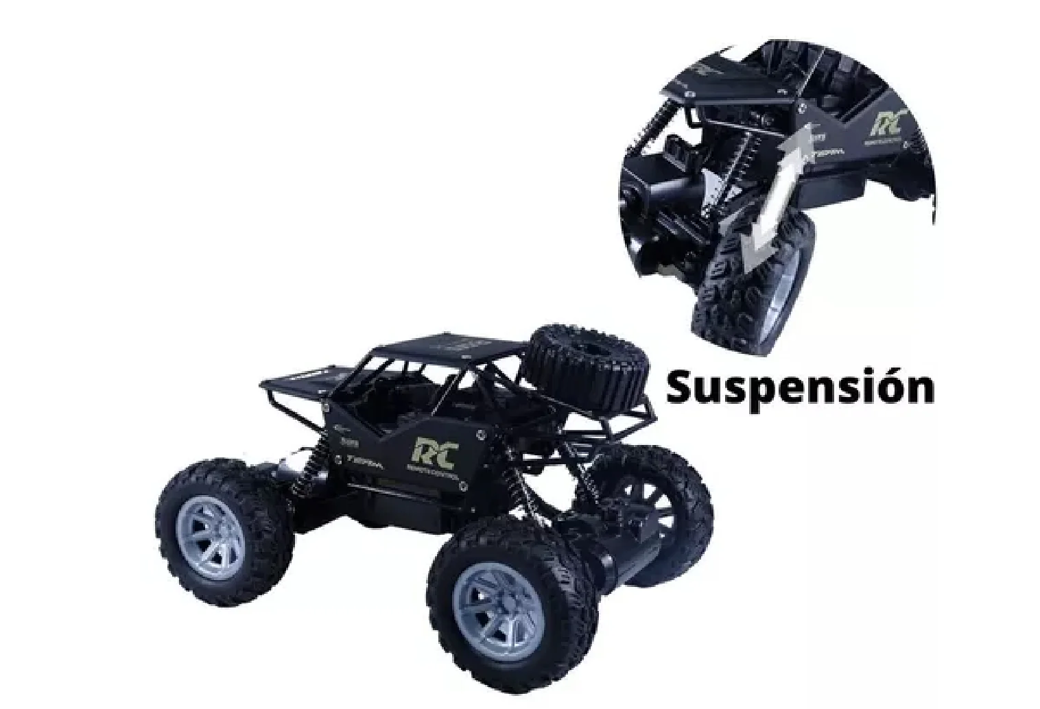 Carro Jeep Control Remoto Con Luces 5