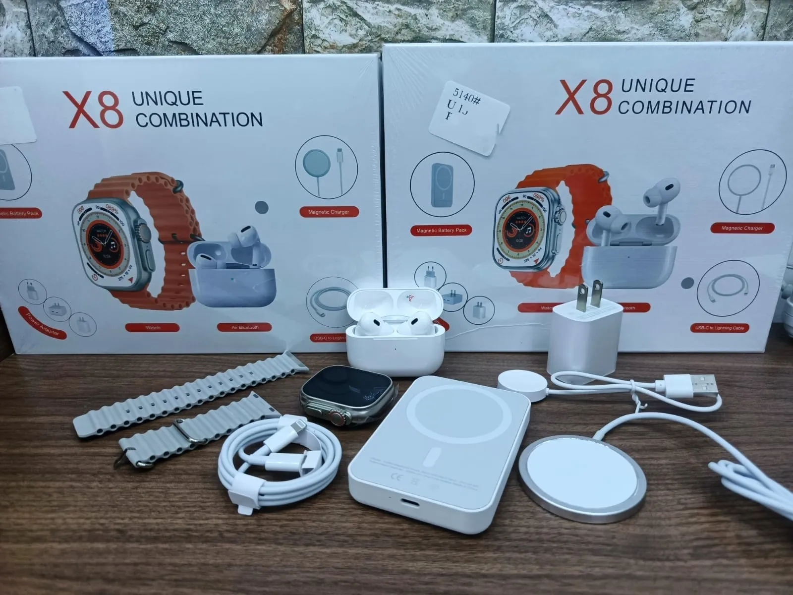 Smart wach X8 único con combinaciones en correas y accesorios 