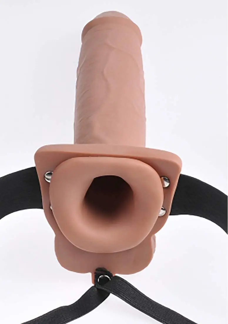 Fetish Fantasy Series 10″ Hollow strap-on- with remote 3
