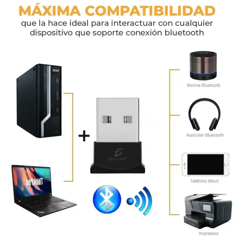 Adaptador Bluetooth 2.0 Nano USB Para Windows 7  4