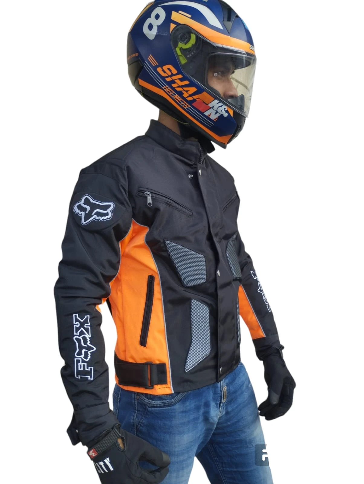 Chaqueta de protección antifricción moto