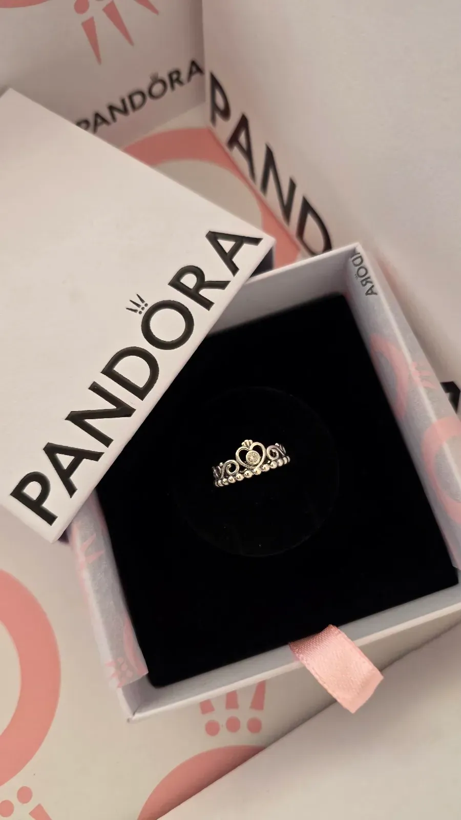 Pandora my princess silver ring