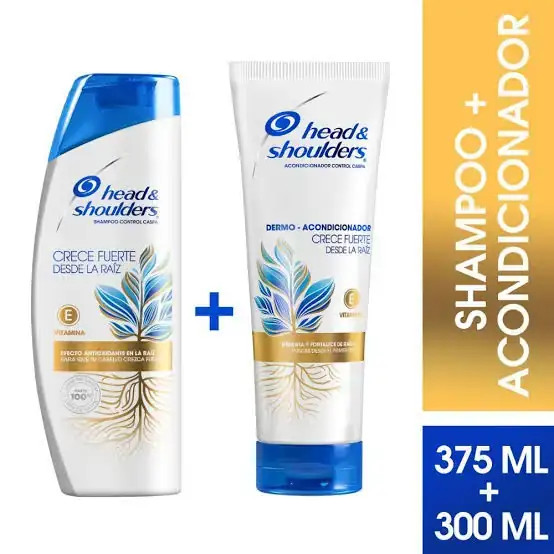 Shampoo  H&S Crece Fuerte desde la Raíz 