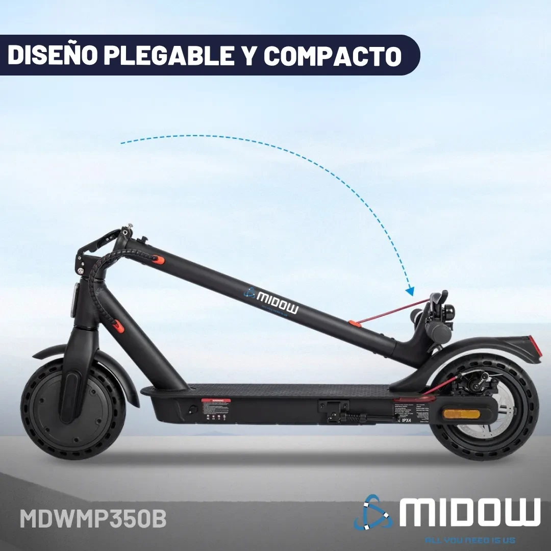 MONOPATIN A BATERIA PLEGABLE DE 8.5" / 35O 2