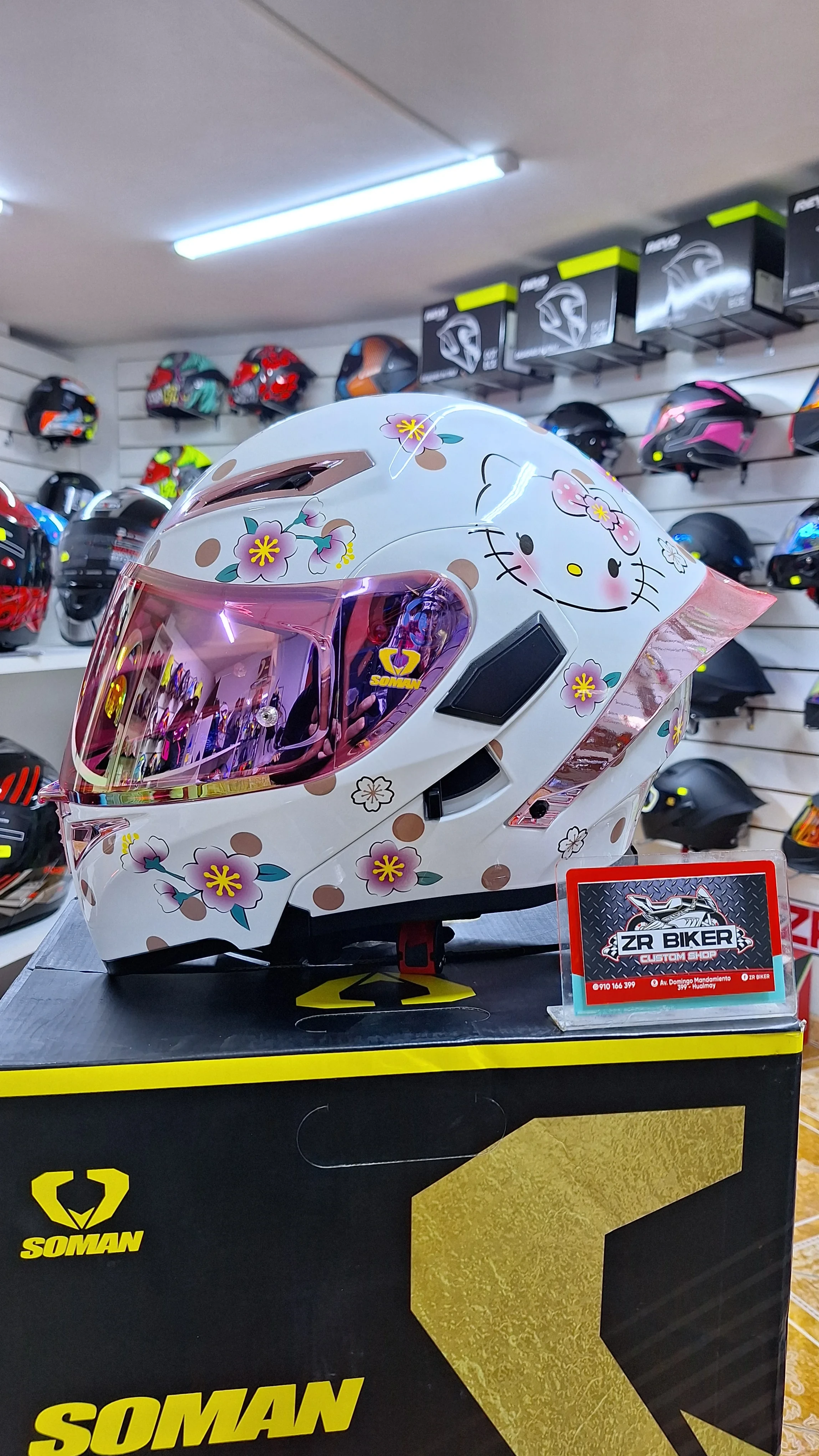 CASCO SOMAN HELLO KITTY
