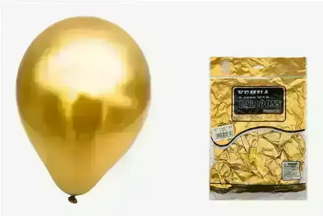 Globo chrome 10" x 50 unidades 3